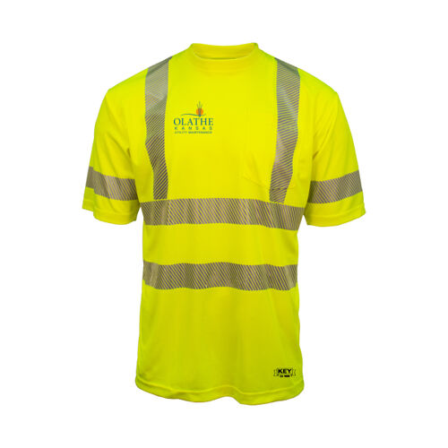 ANSI Class 3 Segmented Tape UltraSoft Short Sleeve Pocket Tee Thumbnail